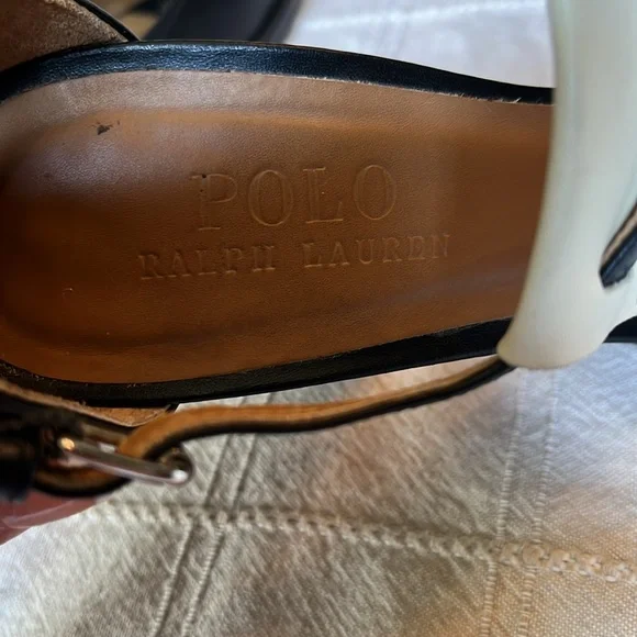Ralph Lauren “Norah” Heeled Sandals Sz. 38.5 - Picture 2 of 10